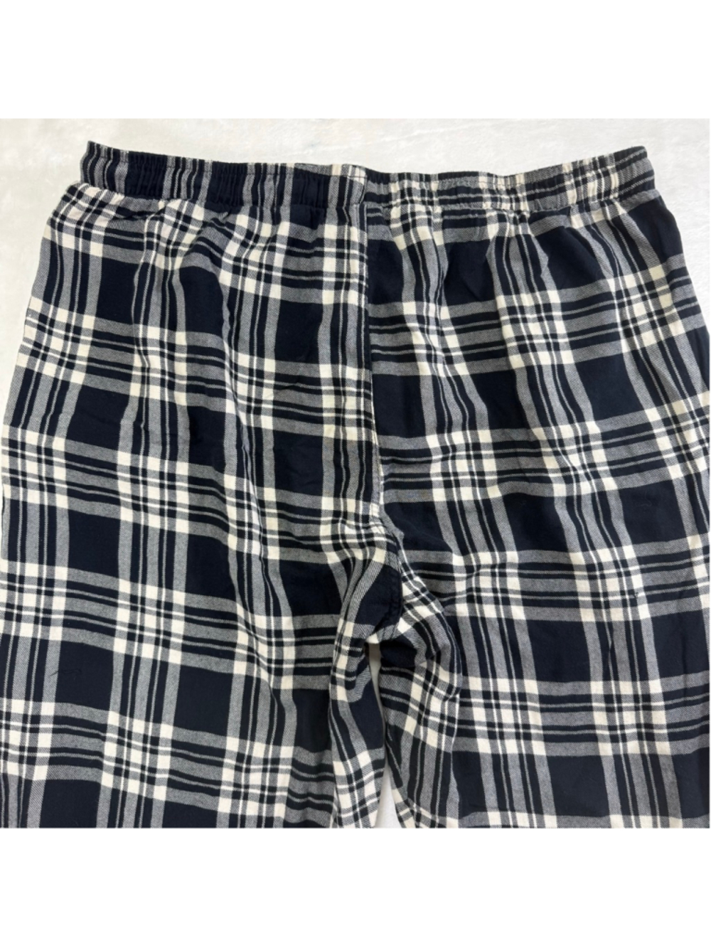 Men's Polo Ralph Lauren Plaid Pajama Pants XL Black White - Picture 7 of 11